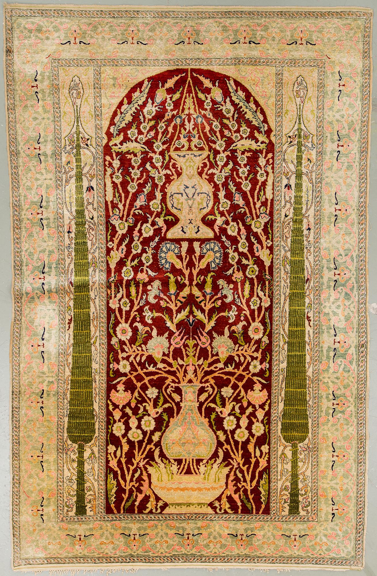 A semi-antique Kayseri, around 254 x 167 cm.