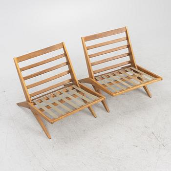 Gillis Lundgren, armchairs, "Bumerang", Ikea, 1950s/60s.