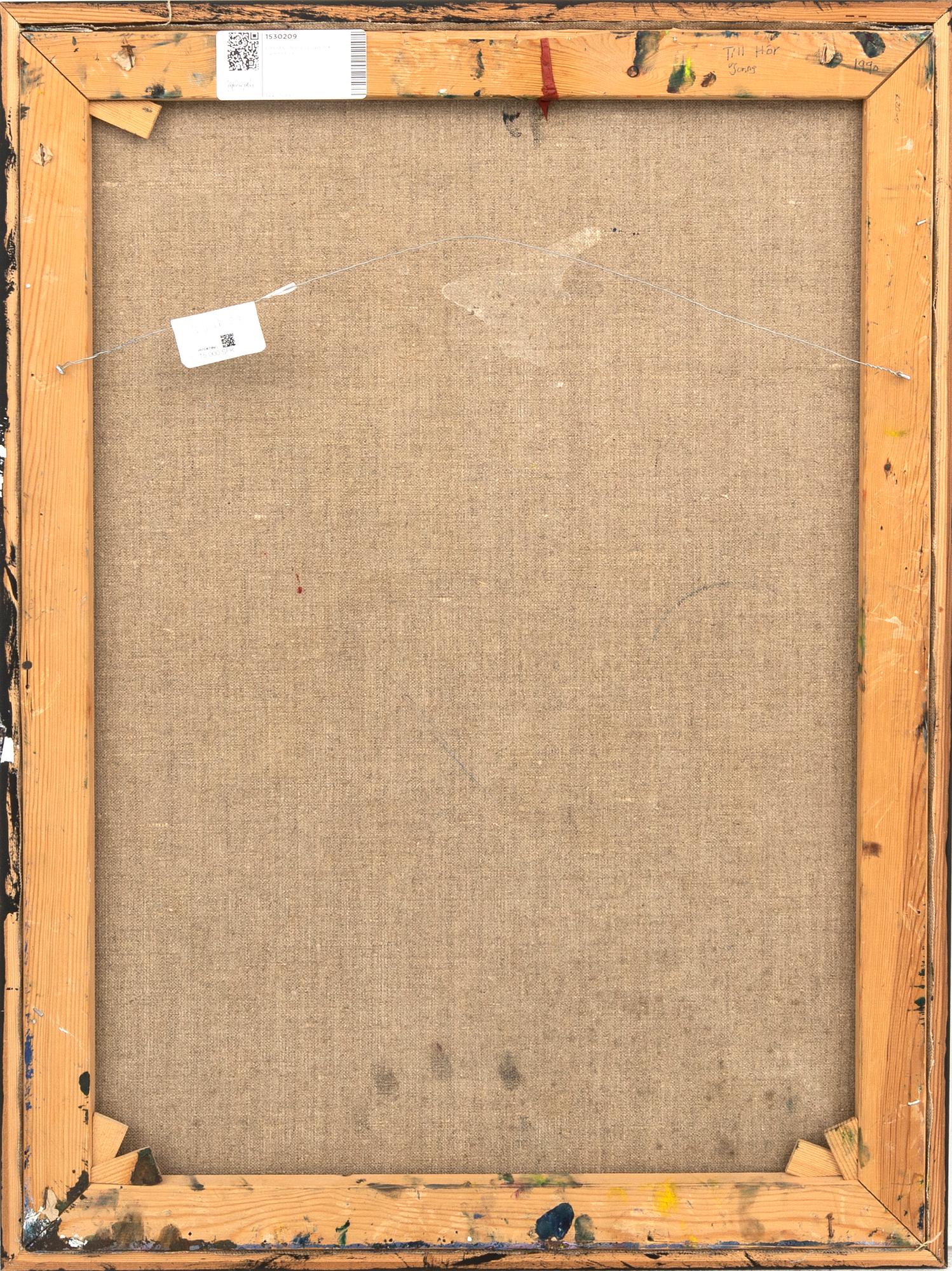 Erland Cullberg, olja på duk, signerad.