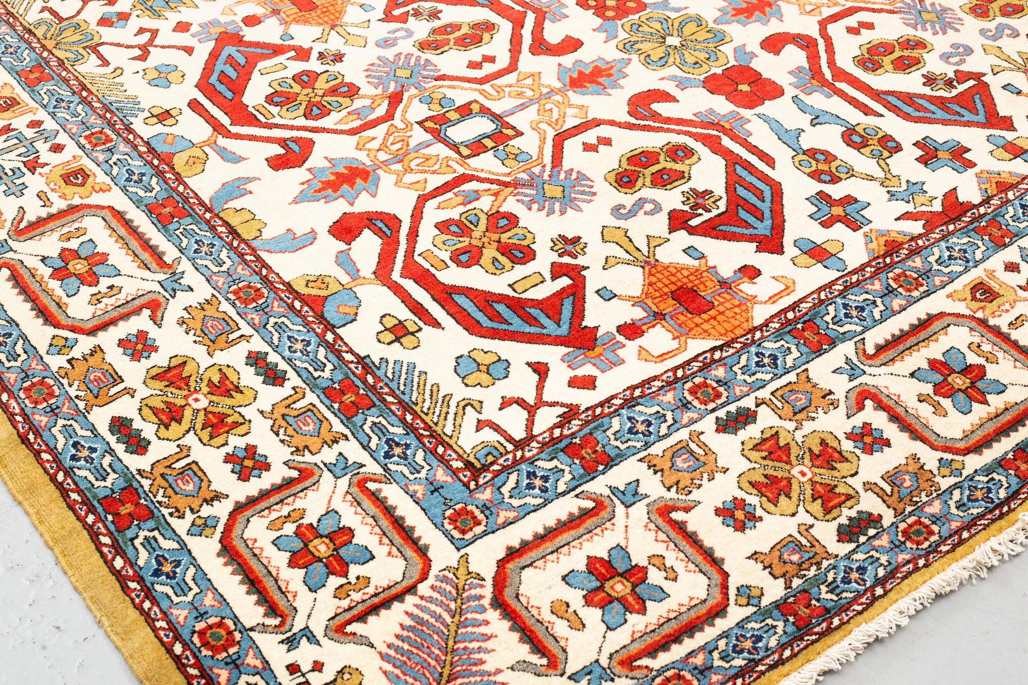 Matto, semi-antique Qum, ca 342,5 x 222 cm.