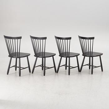 Carl Malmsten, a set of four 'Lilla Åland' chiars, Stolab.