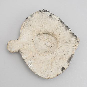 Taisto Kaasinen, a stoneware sculpture of a fish, Arabia, Finland.