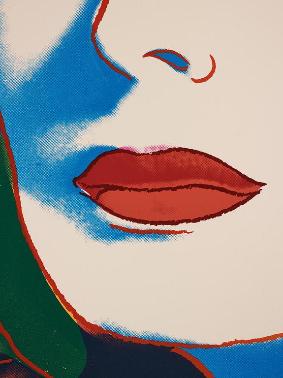 Andy Warhol, "Three portraits of Ingrid Bergman by Andy Warhol".