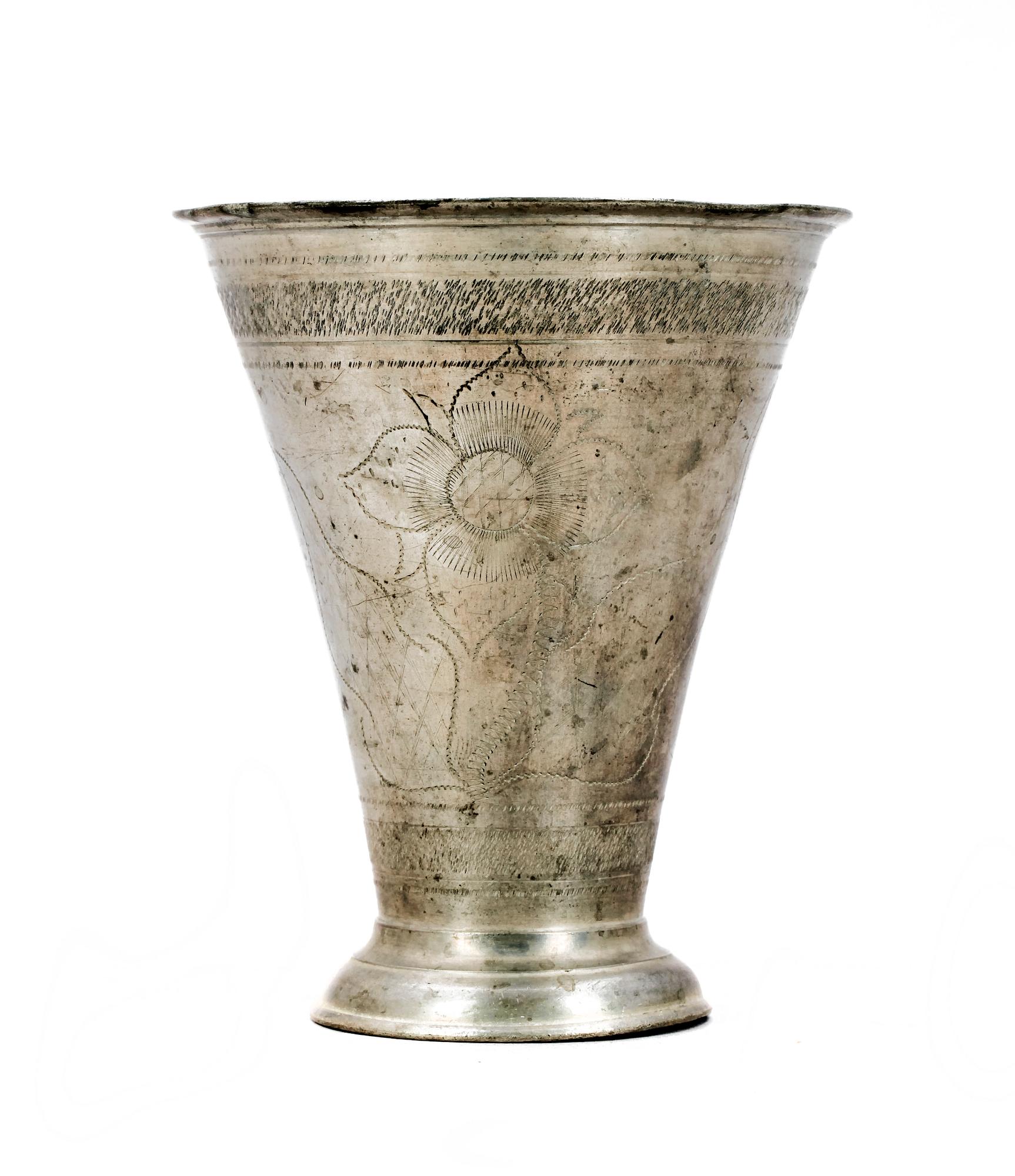 BÄGARE, tenn, Nicolaus Justelius, Eksjö 1799.