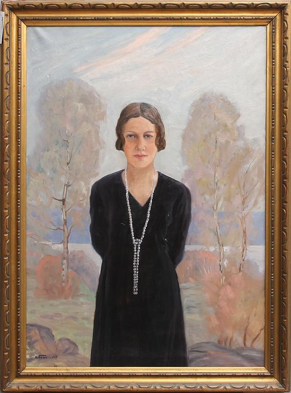 ANDERS ALTZAR, olja på duk, sign o dat 1929.