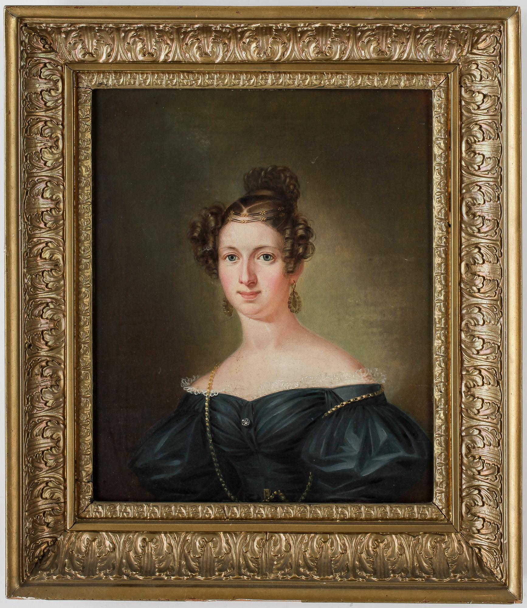 FREDRIC WESTIN, hans art, olja på duk, 1800-tal.
