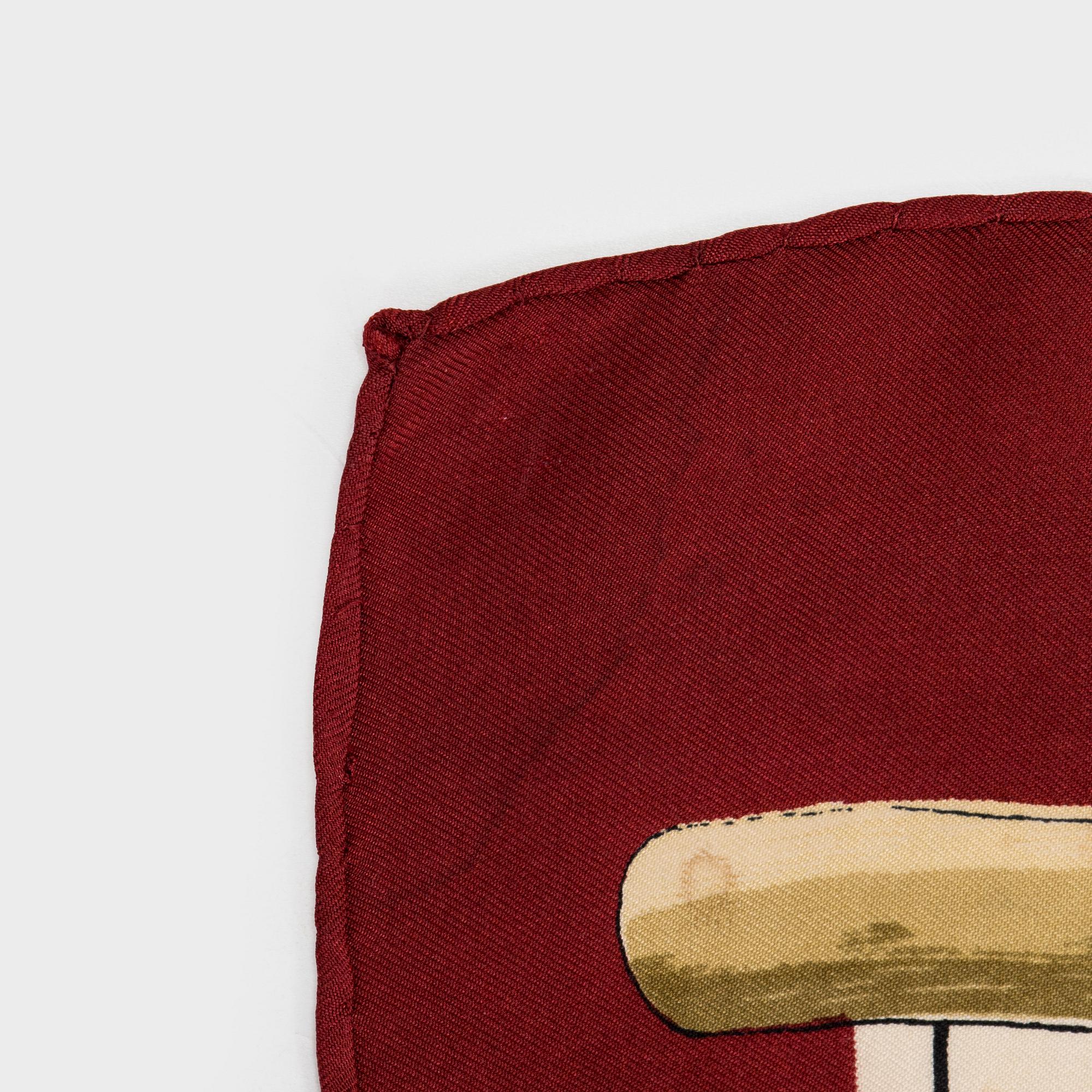 Hermès, a 'Passementerie' scarf.