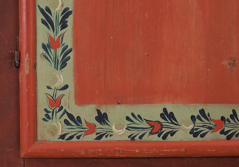 SKÅP, allmoge, Jämtland, bär datering 1812.