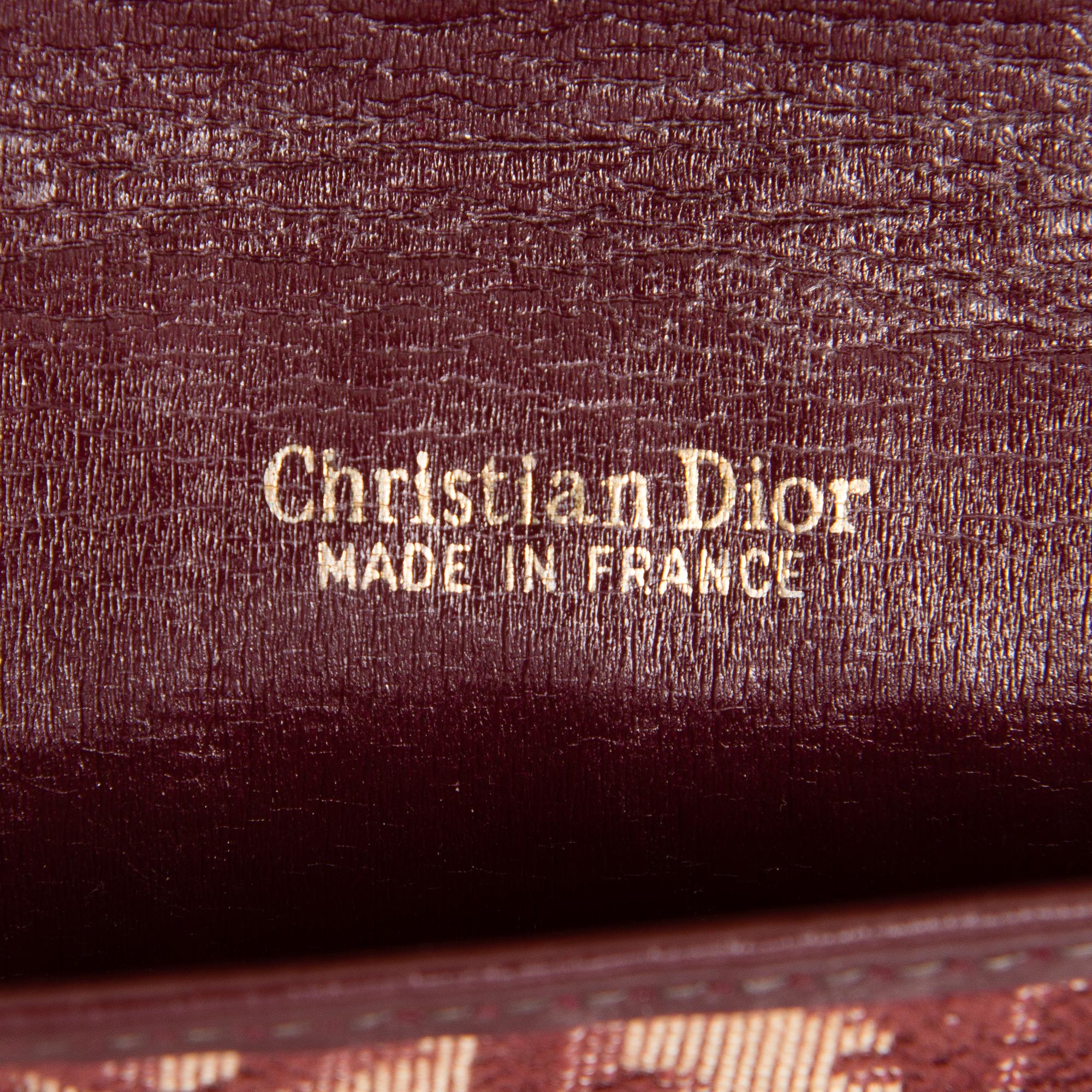 CHRISTIAN DIOR, VÄSKA samt CLUTCH.