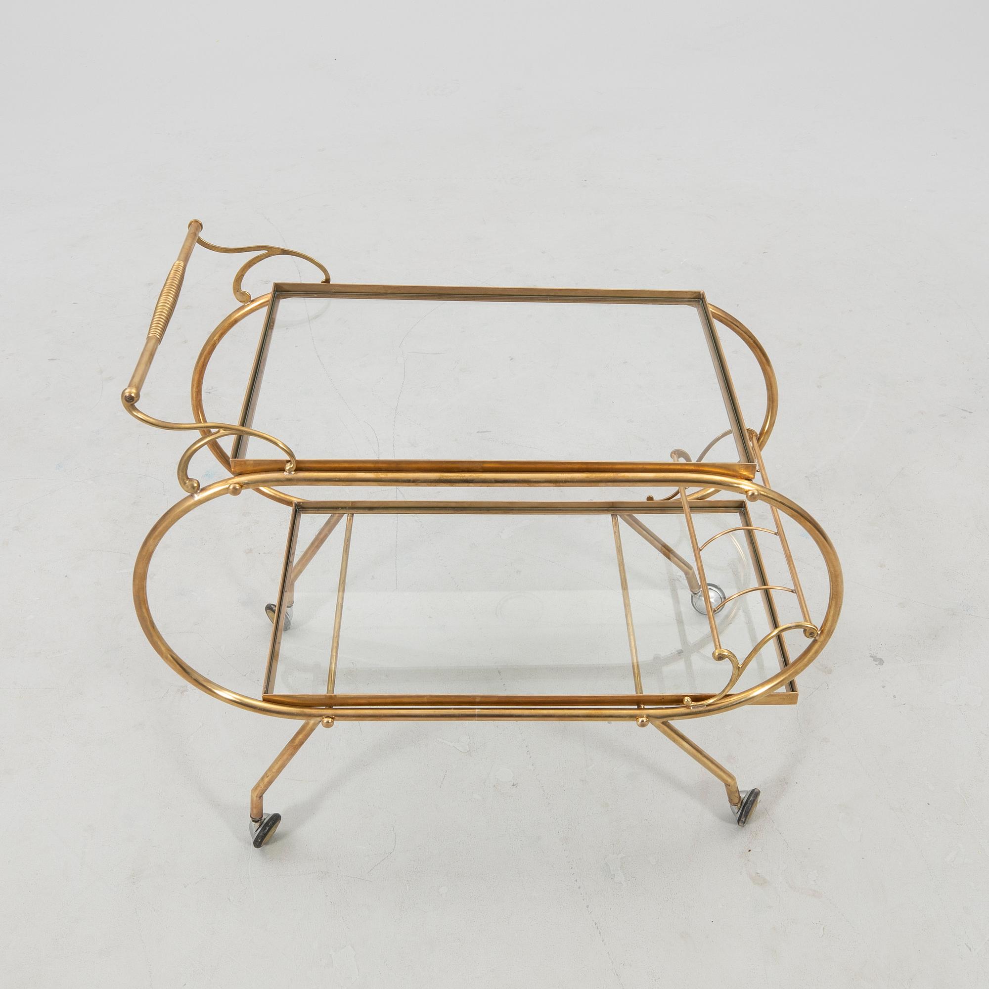 Serving trolley late 20th century.