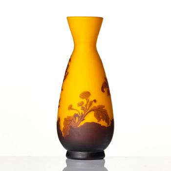 Axel Enoch Boman, unik vas, överfångsglas, Reijmyre, jugend, 1916, nr 457.