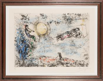 Marc Chagall, 'Les Amoureux dans le ciel de Saint-Paul'.