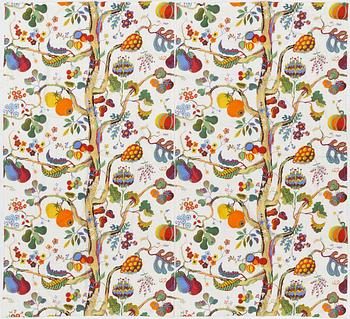 Josef Frank, gardiner, ett par, "Vegetable Tree", Svenskt Tenn.