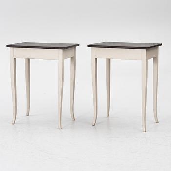 A pair of side tables, early 20th Century.