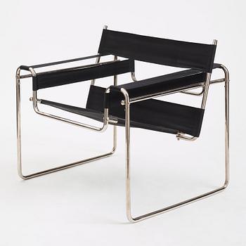 Marcel Breuer, fåtölj, första versionen av modell "B3", Standard Möbel, Tyskland ca 1926-1927.