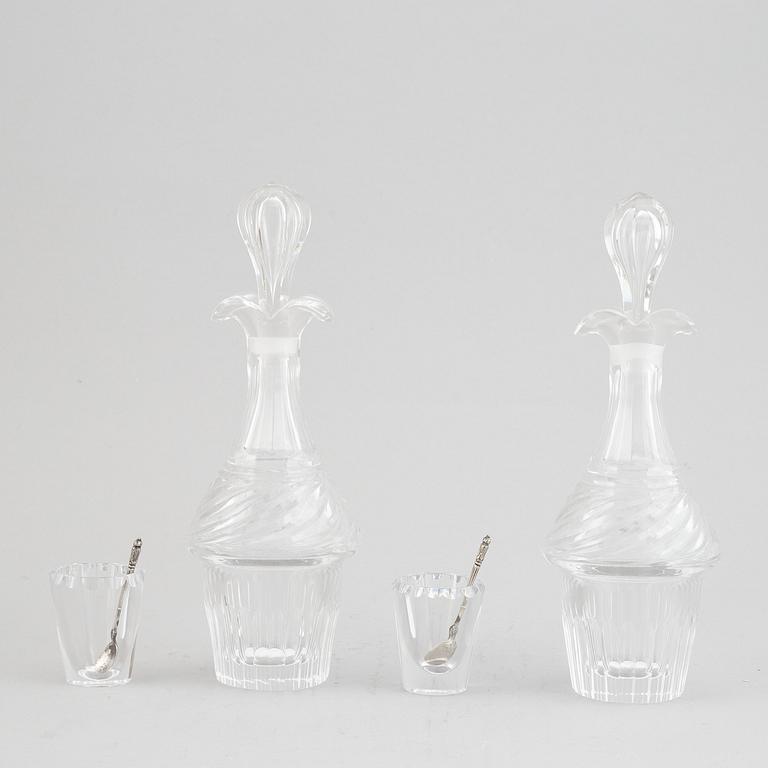 A Swedish late Gustavian cruet-set, mark of Pehr Zethelius, Stockholm 1799.
