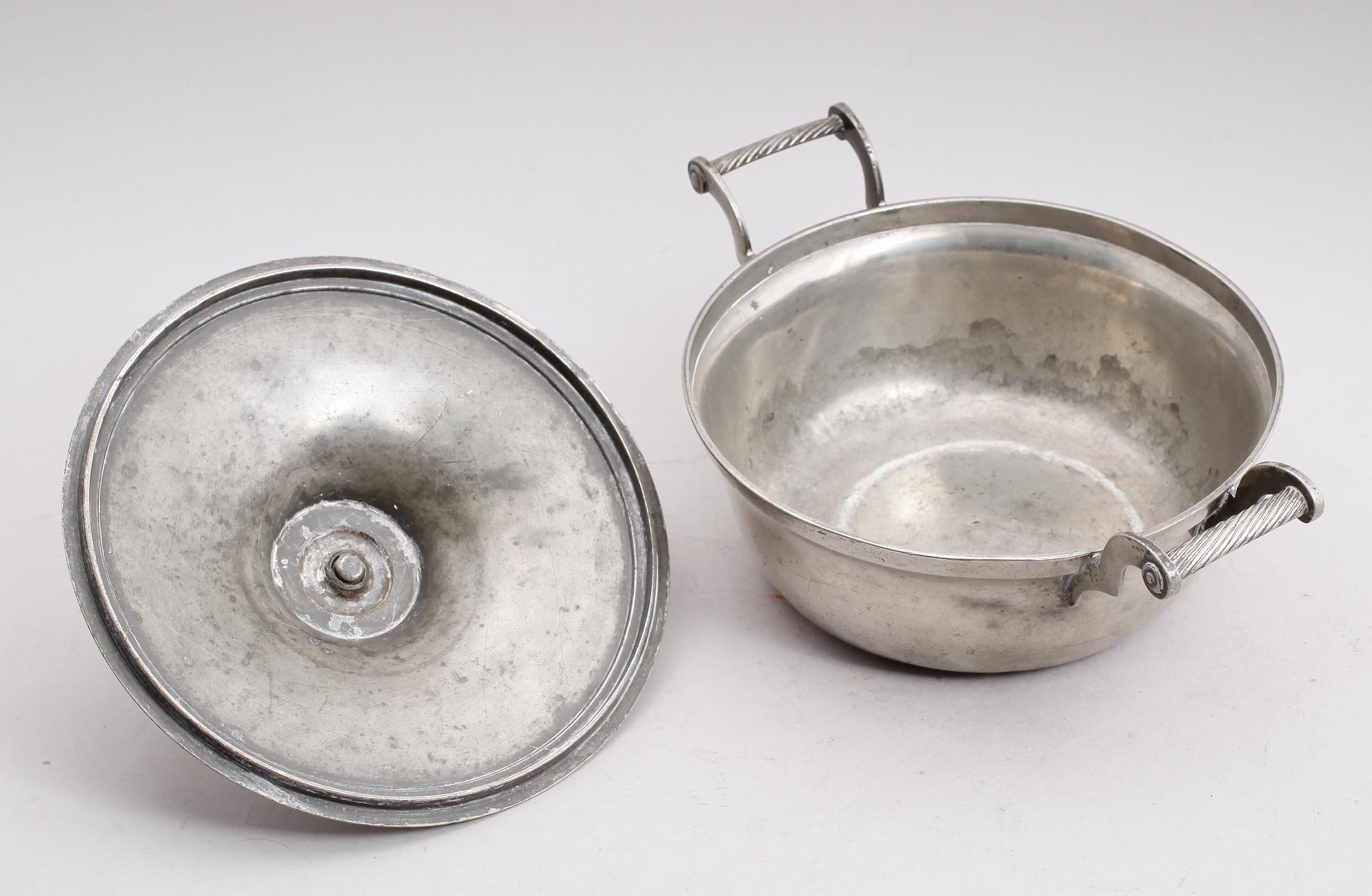 TERRIN MED LOCK, tenn, Strasbourg, 1800-tal.