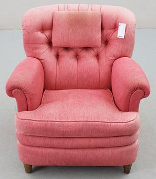 FÅTÖLJ, modell 568, Josef Frank, Firma Svenskt Tenn, 1960-tal.