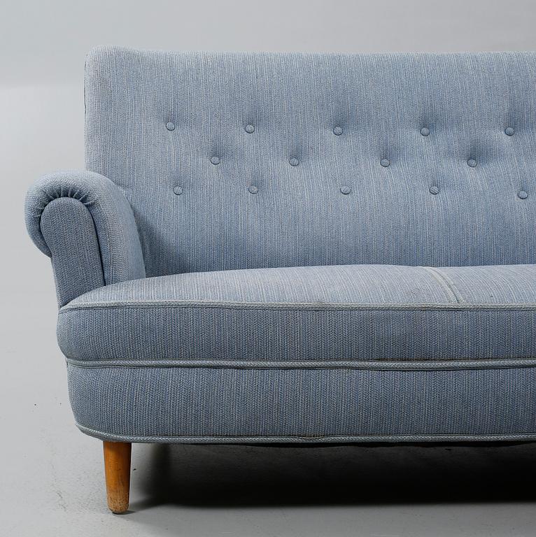 SOFFA, "Hemmakväll" Carl Malmsten, O.H. Sjögren, Tranås, omkring 1900-talets mitt.