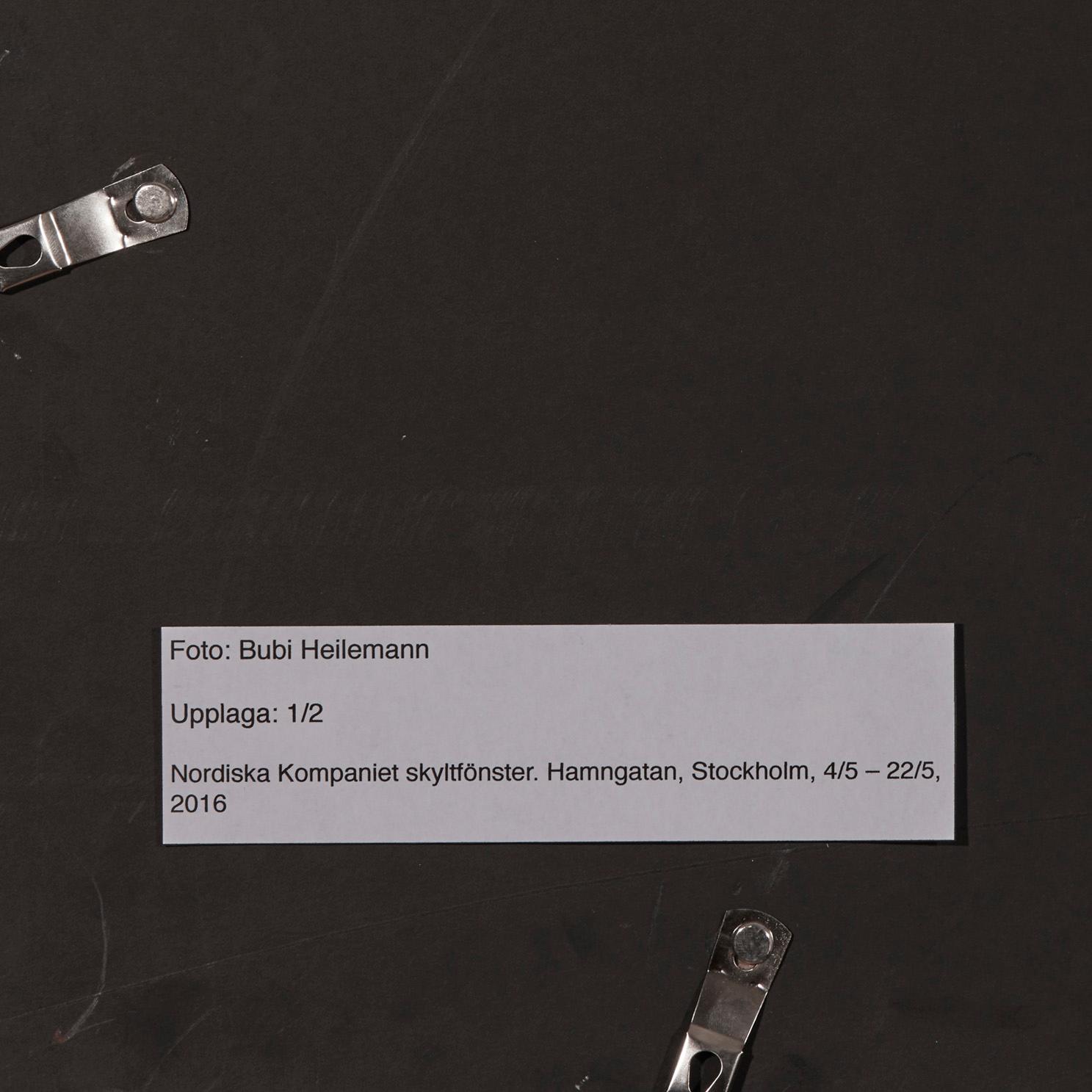 WOLFGANG "BUBI" HEILEMANN, pigment print "ABBA". Signed by all members of ABBA and numbered 1/2.