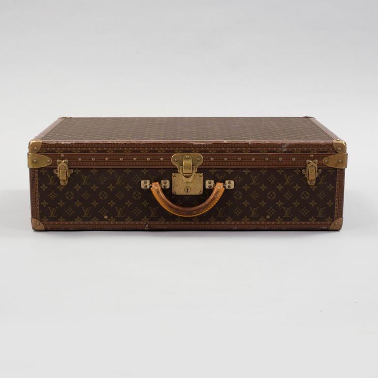 LOUIS VUITTON, a monogram canvas suitcase, "Alzer 75".