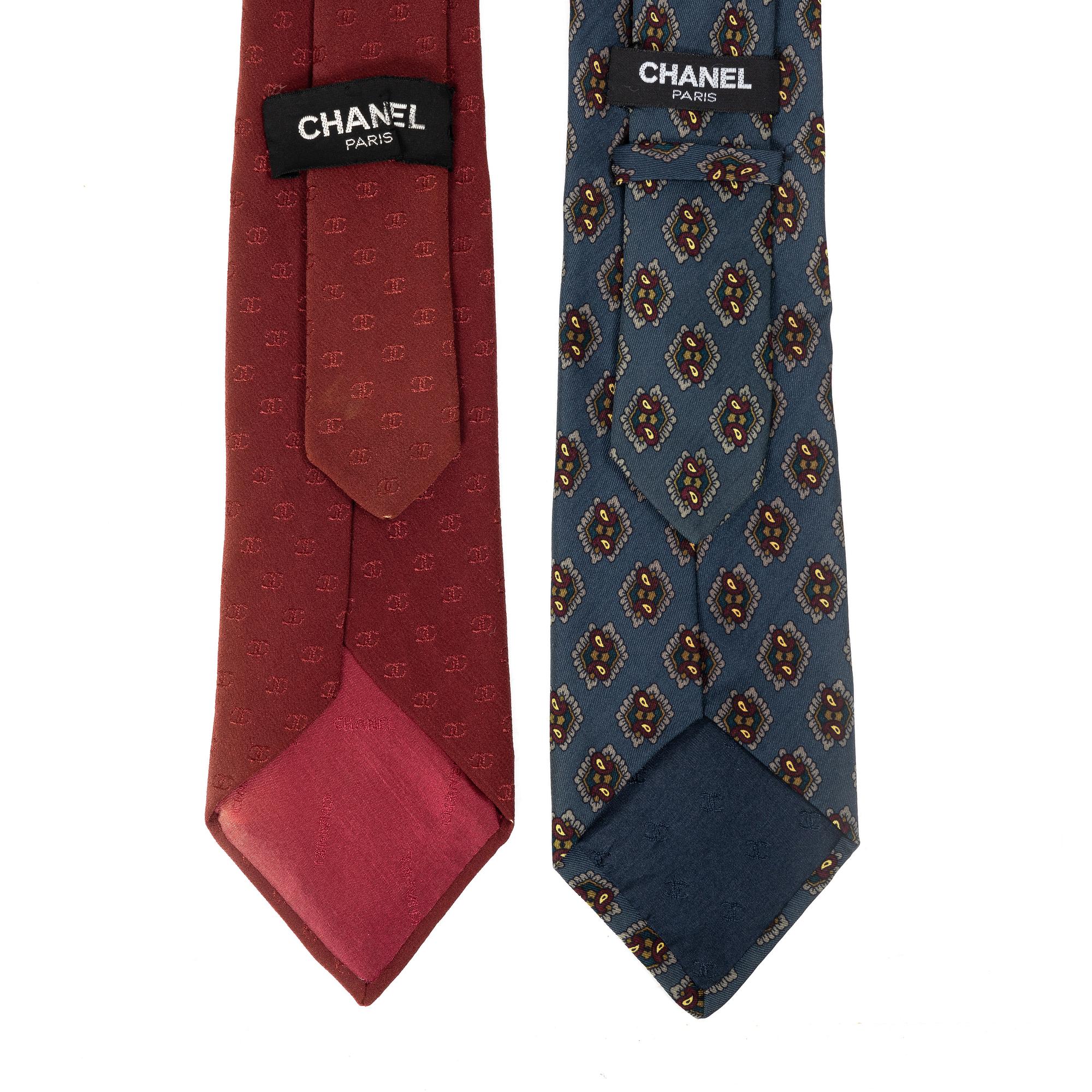 Chanel, Ties, 2 pcs.