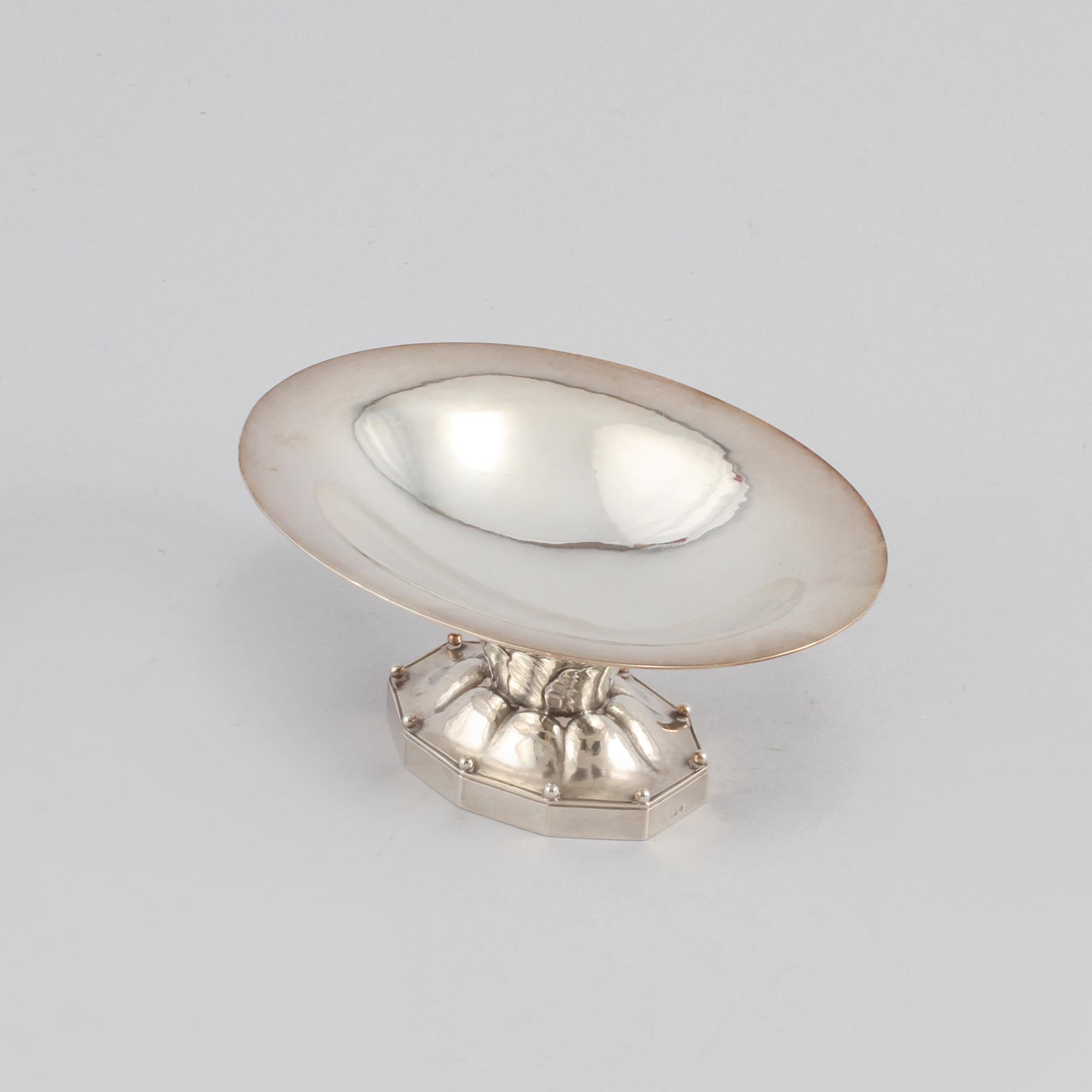 SKÅL, silver, Georg Jensen, Danmark, 1900-tal, vikt 116 g.