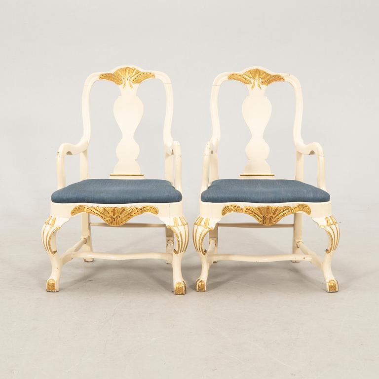 Armchairs, 2 pcs, Rococo style, first half of the 20th century.
