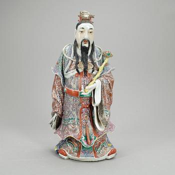 FIGURIN, porslin, Kina 1800/1900-tal.