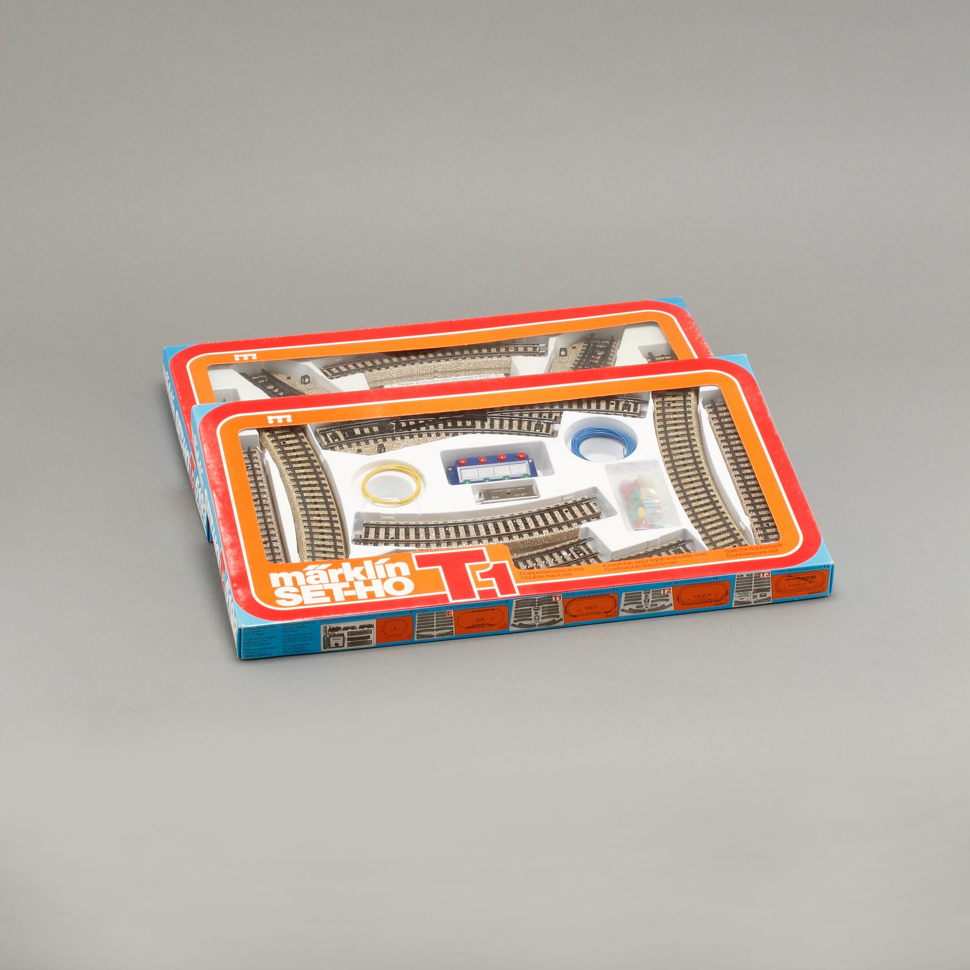 TÅGBANEDELAR och LOK, Märklin, 1900-talets andra hälft.