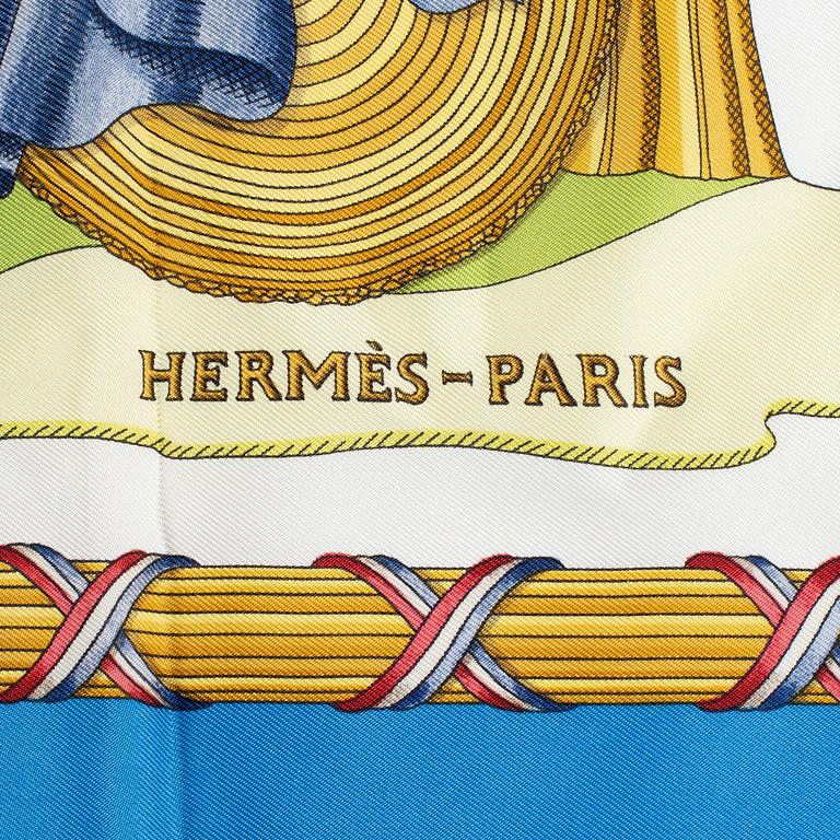 Hermès, scarf, "1789 Liberté Égalité Fraternité".