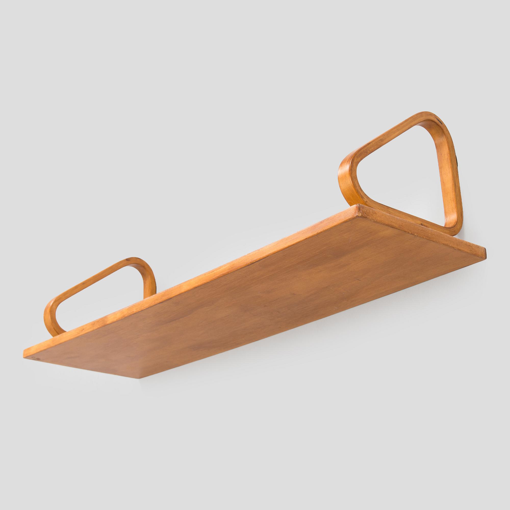 Alvar Aalto, a 1930s shelf, model 112/L for O.Y. Huonekalu- ja Rakennustyötehdas A.B.