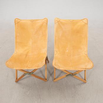 Armchairs, a pair of Bkf "Tripo" Butterfly, second half of the 20th century.