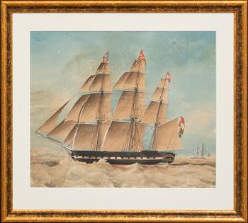Okänd konstnär 1800-tal , watercolour signed and dated 1840.