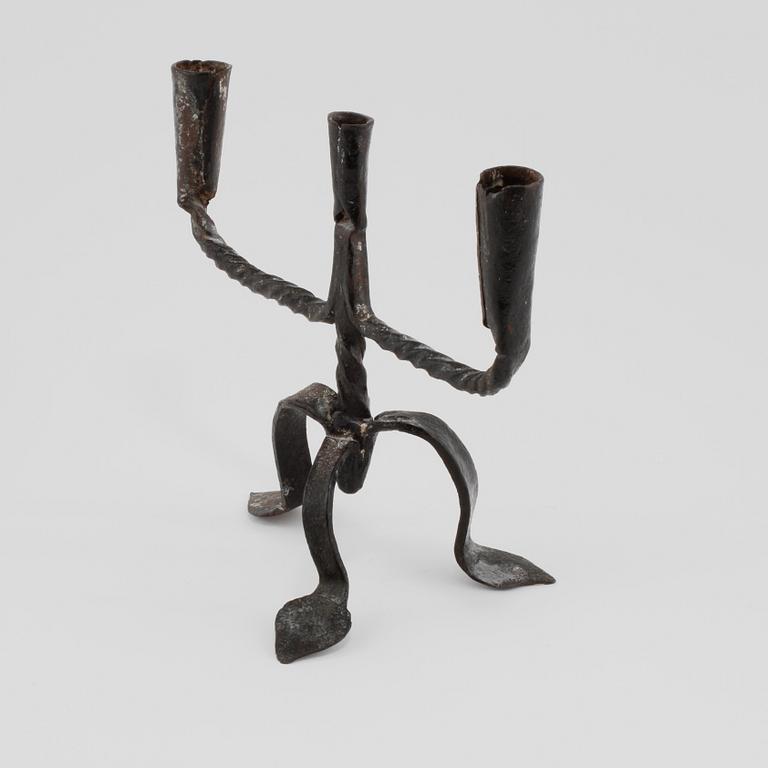 LJUSSTAKE, smide, 1700-tal.