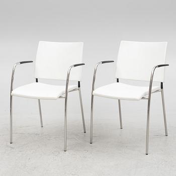 Johannes Foersom & Peter Hiort-Lorenzen, a set of eight 'Spira' chairs, Lammhults.