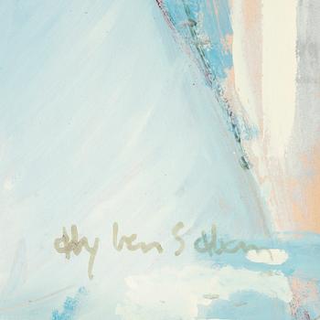 ALY BEN SALEM, gouache/watercolour, signed.