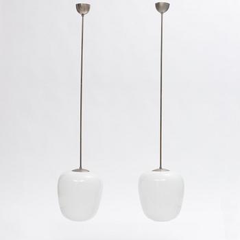 Asea, a pair of ceiling lamps, Swedish Modern 1940s.