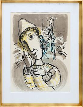 Marc Chagall, "Le cirque au clown jaune".