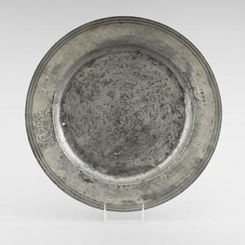 FAT, tenn, otydliga stämplar, 1700-tal.