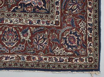SEMI-ANTIQUE KASHAN. 285,5 x 193,5 cm.