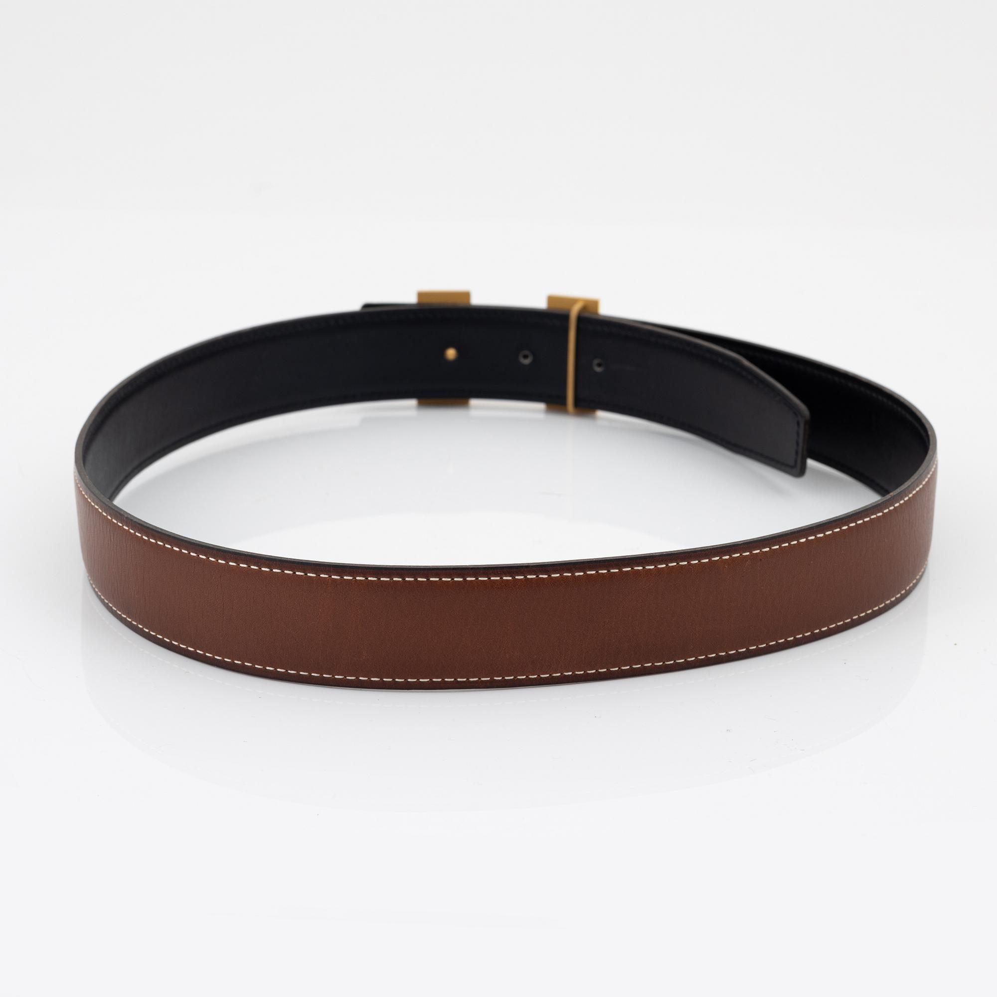 Hermès, skärp, "Constance", storlek 75, 2001.