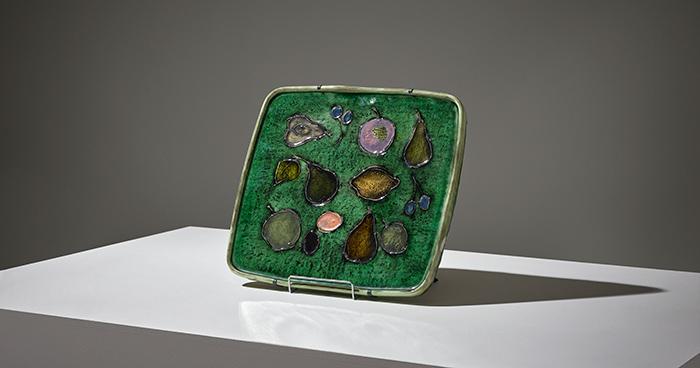 Rut Bryk, a stoneware relief 