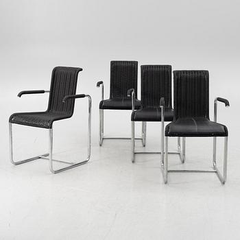 Karmstolar, 4 st, 1900-talets andra hälft.