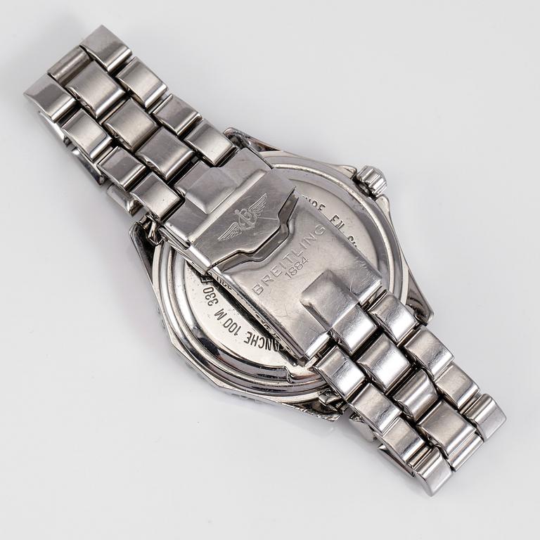 ARMBANDSUR, stål, Breitling, Chronospace.