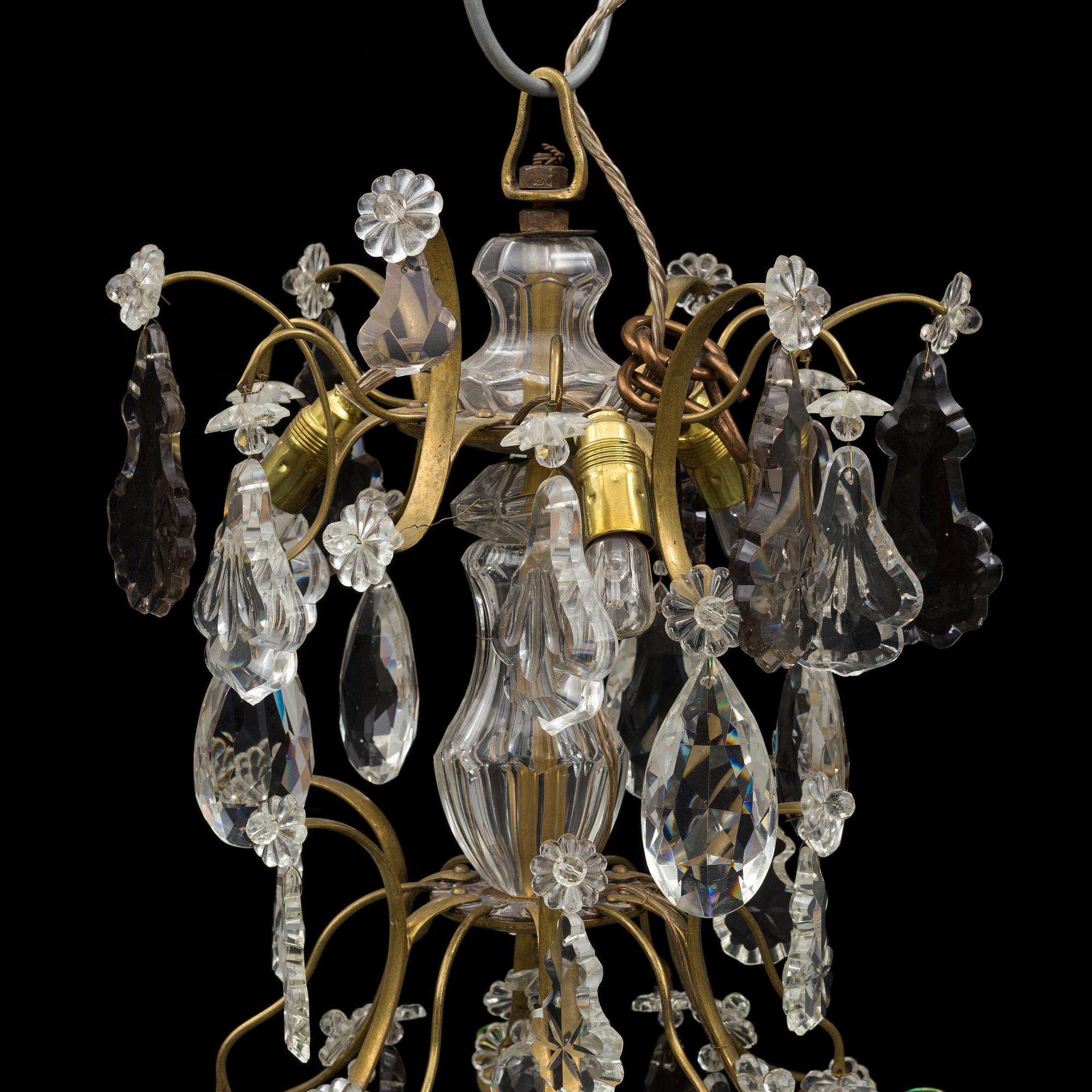 LJUSKRONA, rokokostil, omkring 1900.