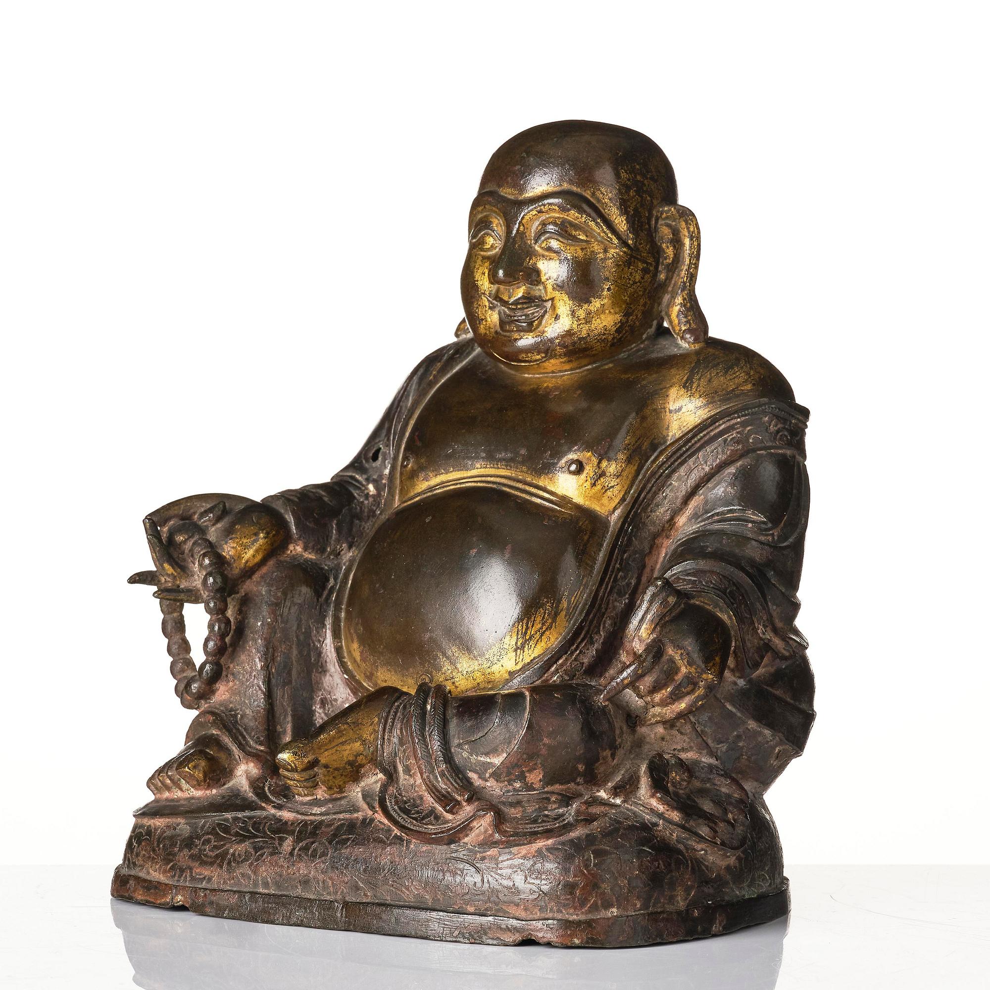 Budai, brons. Mingdynastin (1368-1644).