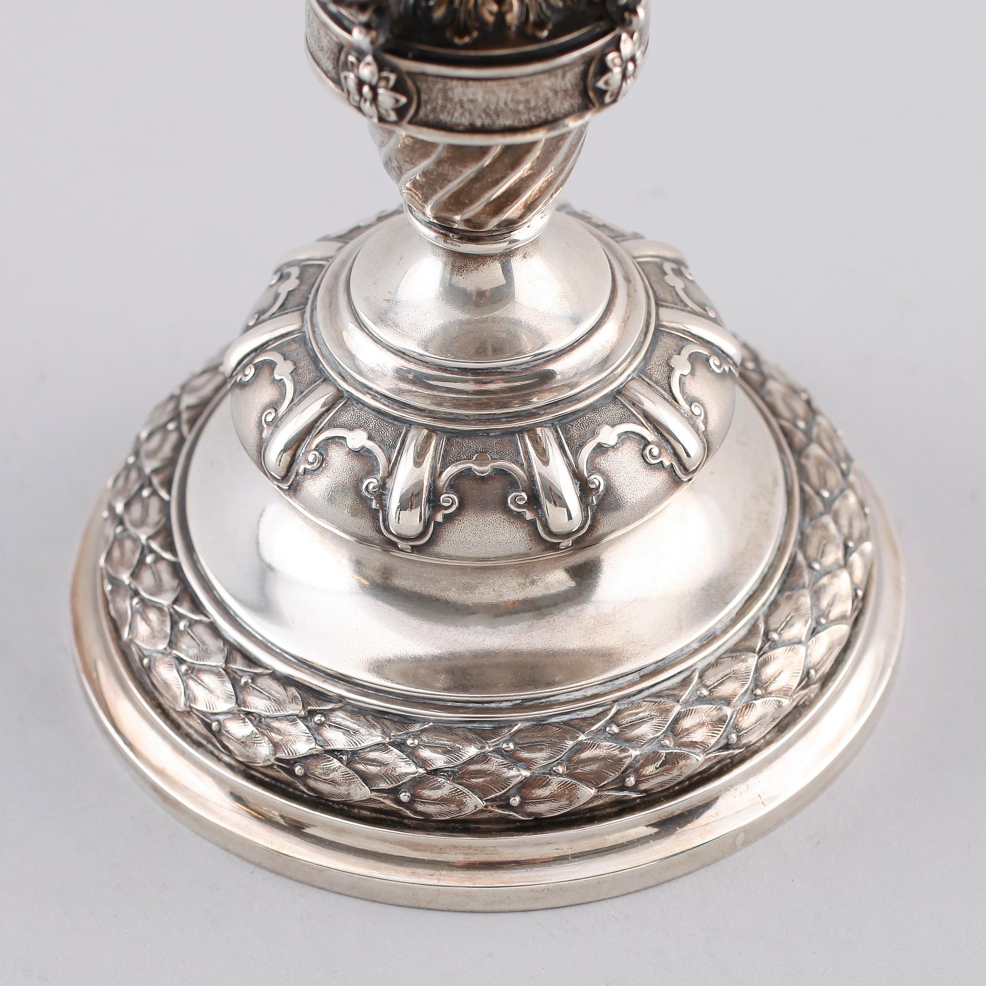 POKAL, silver, C.G Hallberg, 1887.