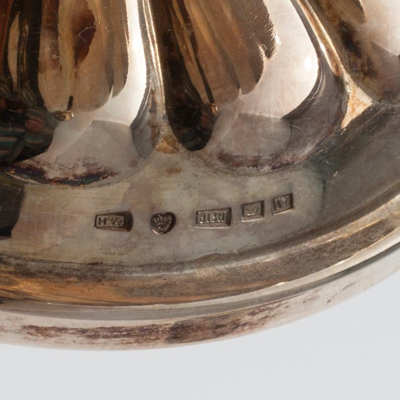 KAFFESERVIS, 3 delar, silver, Hopea Oy, Helsingfors 1962. Vikt 1066 g.