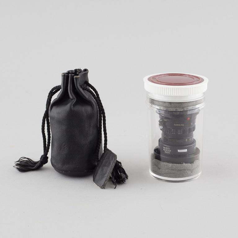 OBJEKTIV, Summicron f=5 cm 1:2 & ELMAR 1:4/90, Leitz och Ernst Leitz, Wetzlar.